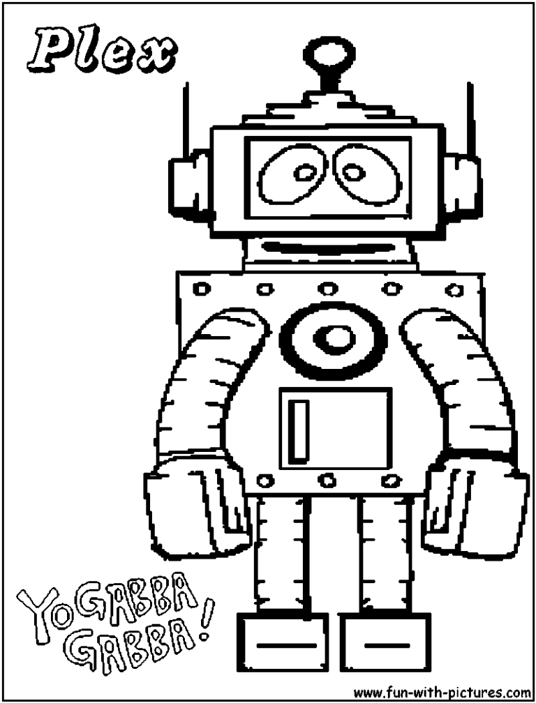 Yo Gabba Gabba Coloring Pages