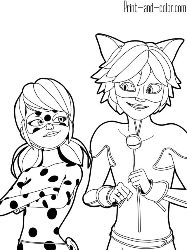 Miraculous Ladybug Coloring Pages