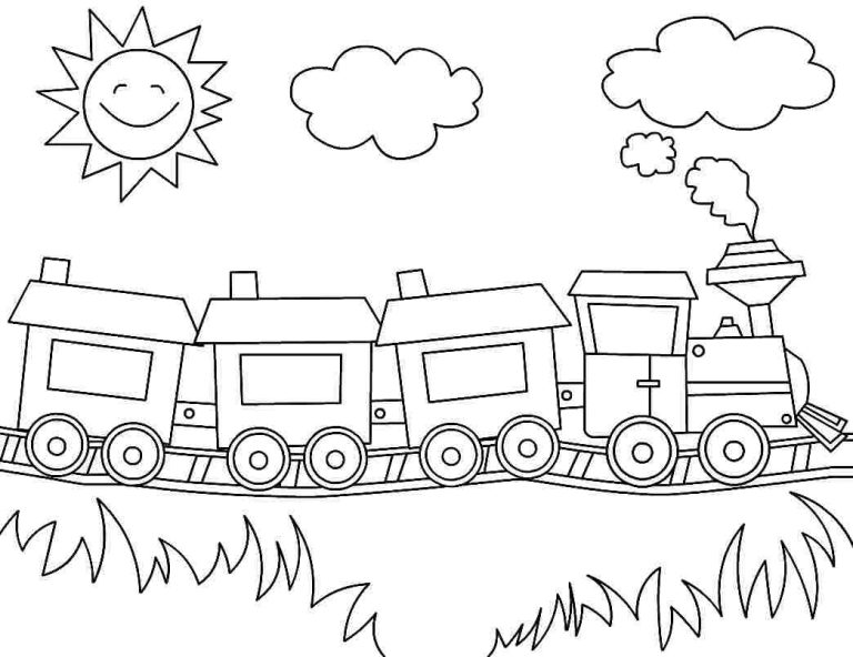 Transportation Coloring Pages