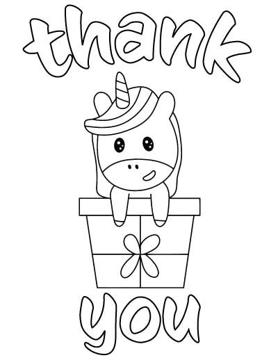 Thank You Coloring Pages