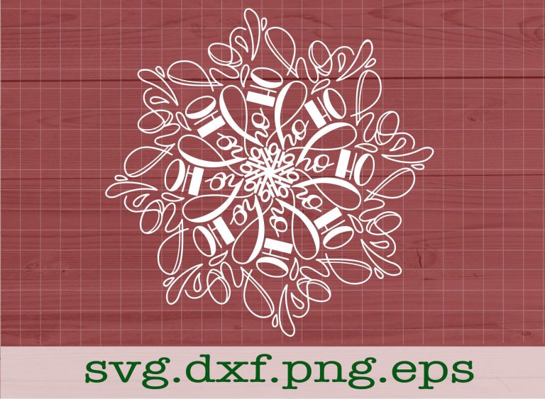 Christmas Mandala Svg