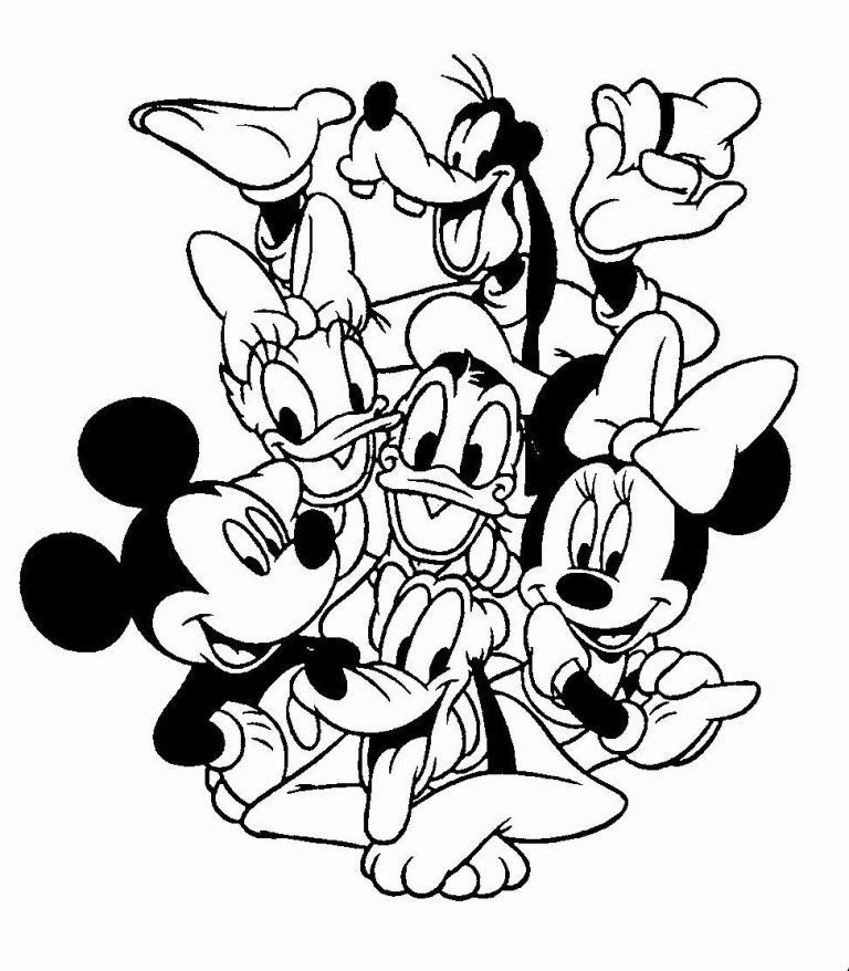 Disney Characters Coloring Pages