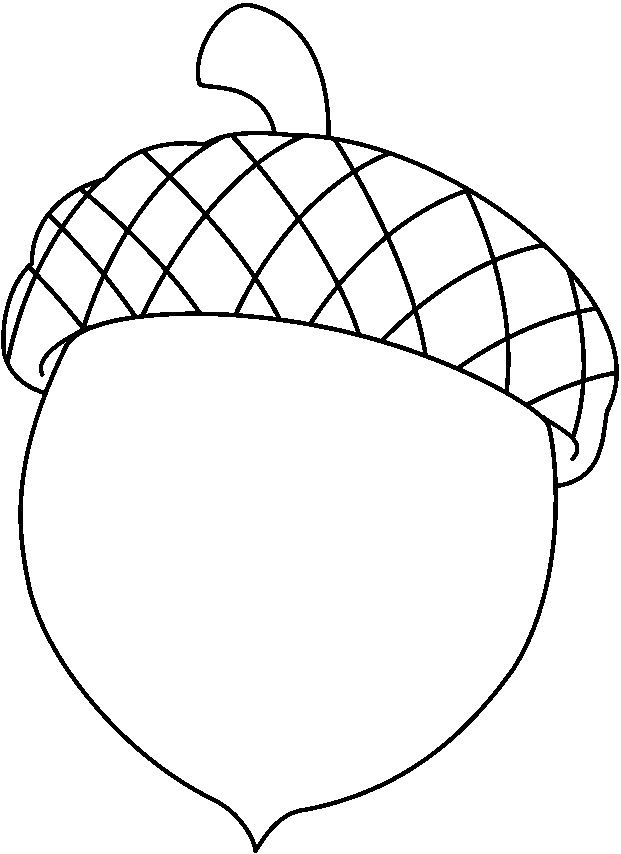 Acorn Coloring Pages