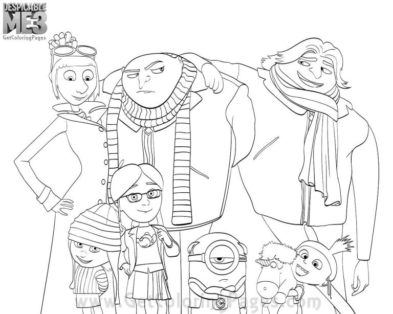 Despicable Me Coloring Pages