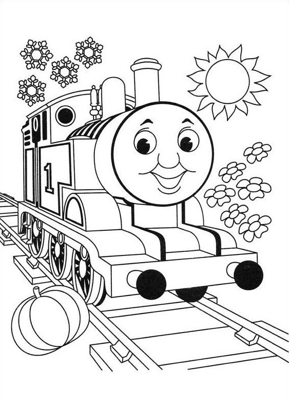 Thomas The Train Coloring Pages