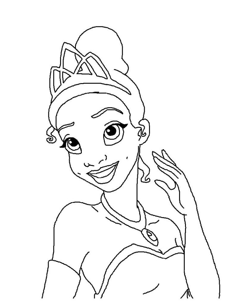 Tiana Coloring Pages