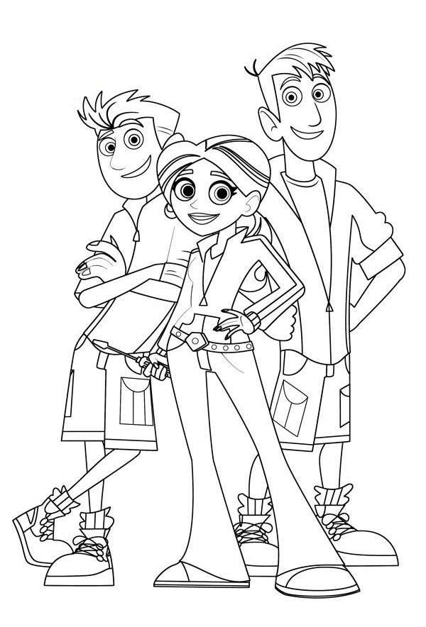 Wild Kratts Coloring Pages