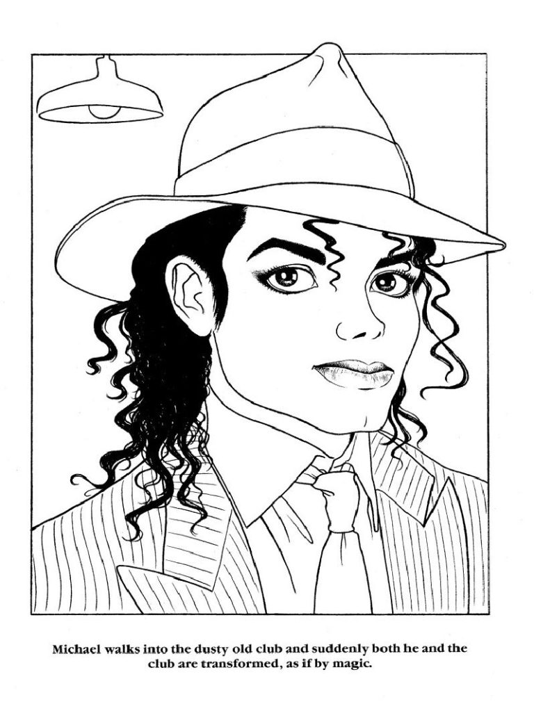 Michael Jackson Coloring Pages