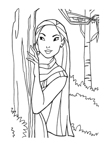 Pocahontas Coloring Pages