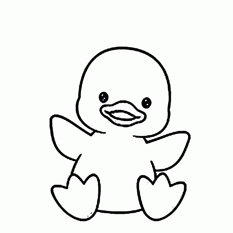 Duck Coloring Pages