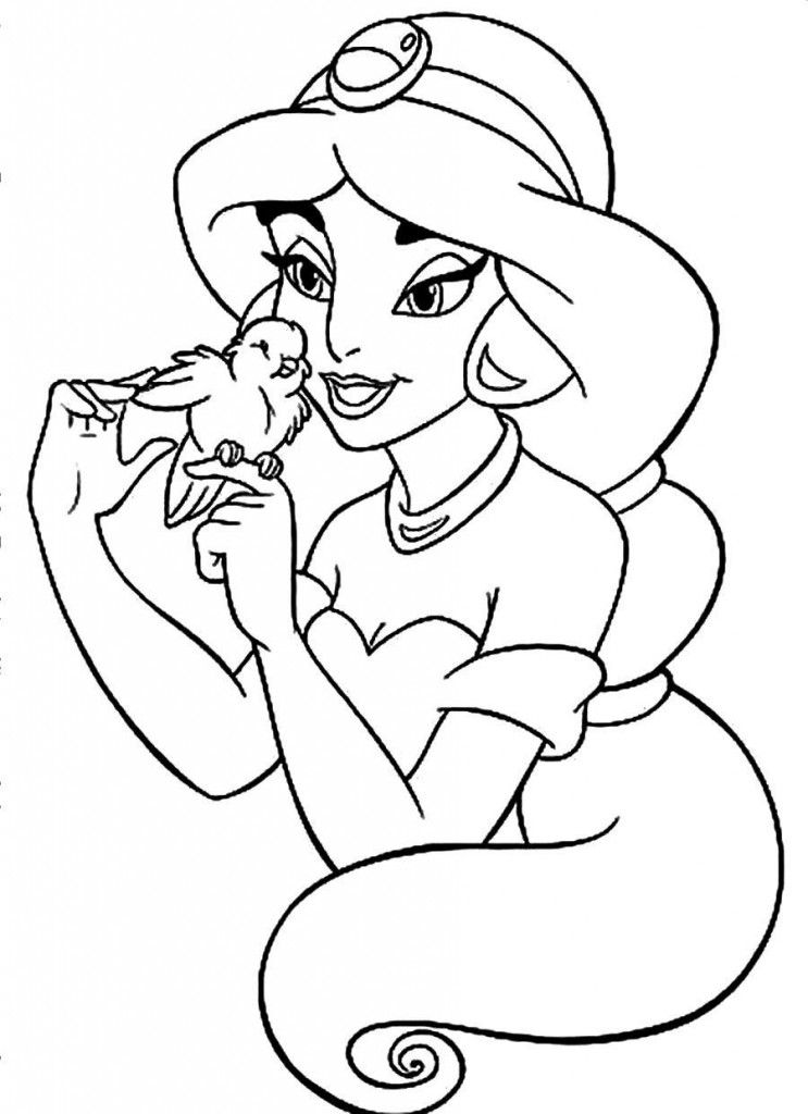 Jasmine Coloring Pages