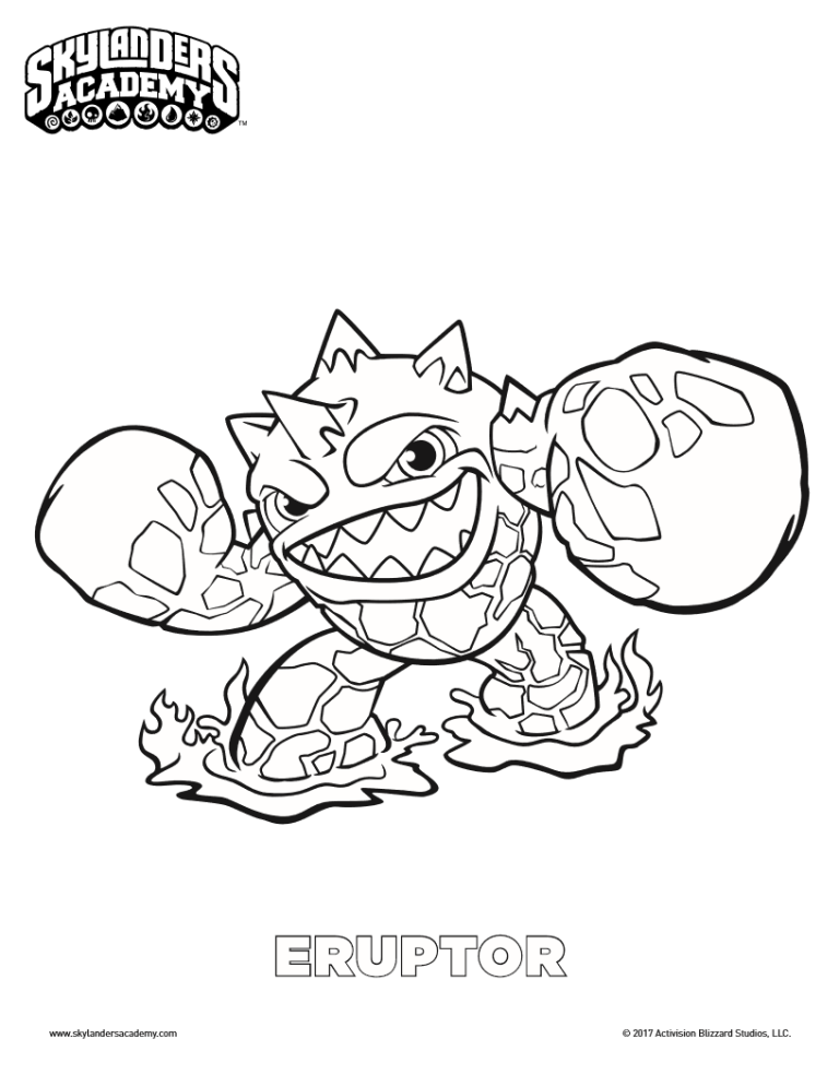 Skylanders Coloring Pages