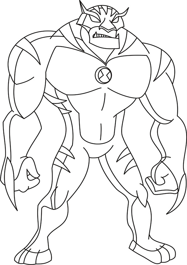 Ben 10 Coloring Pages