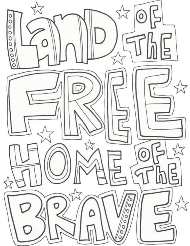 Veterans Day Coloring Page