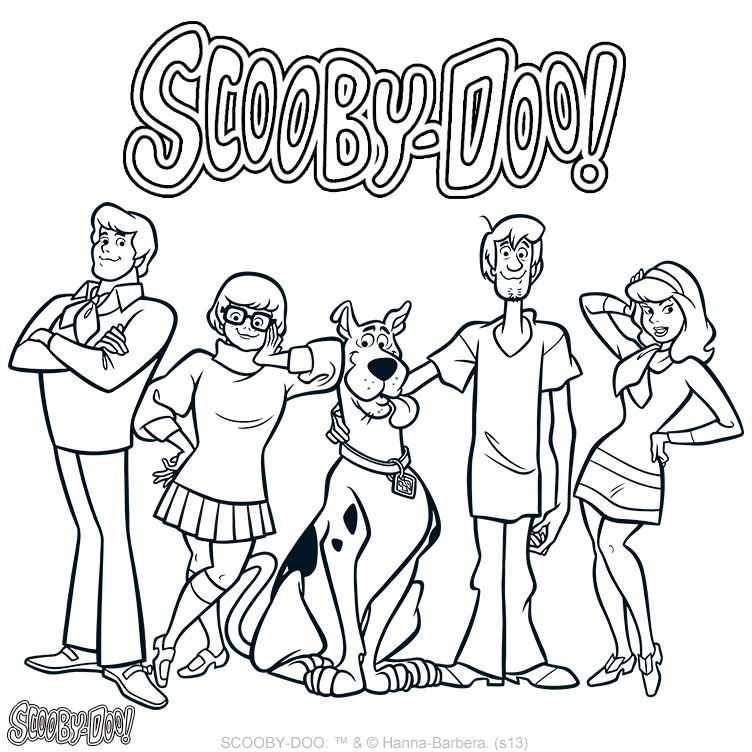 Scooby Doo Coloring Pages