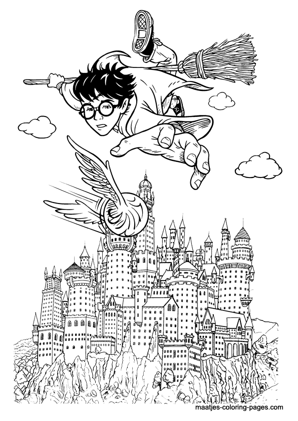 Harry Potter Coloring Sheets