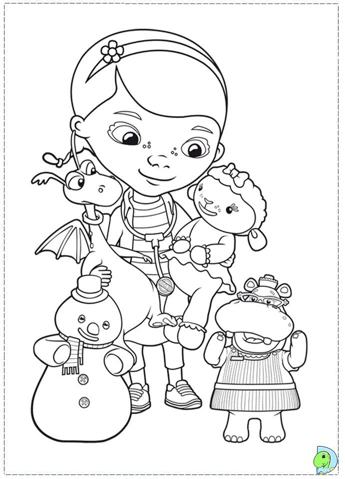 Doc Mcstuffins Coloring Pages