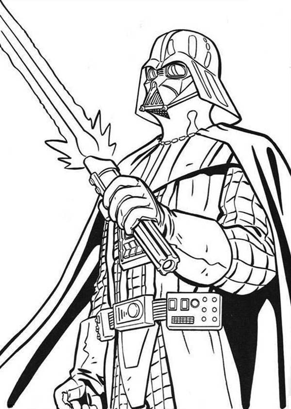 Darth Vader Coloring Page