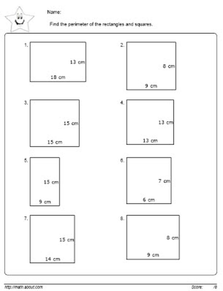 Perimeter Worksheets