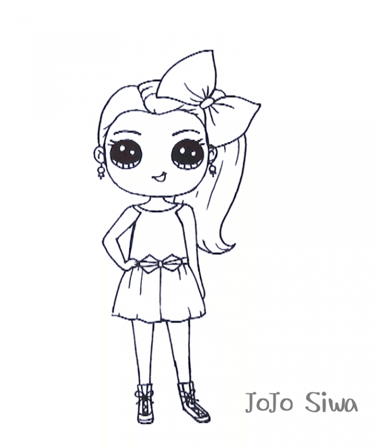 Jojo Siwa Coloring Pages