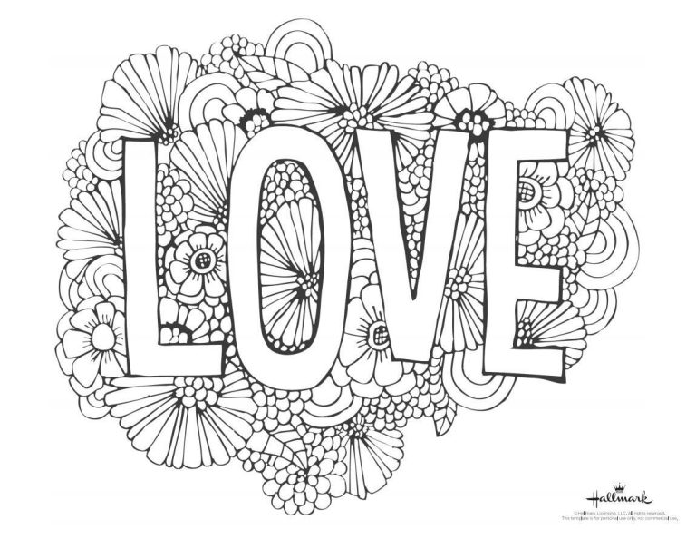 Valentines Day Coloring Pages For Adults