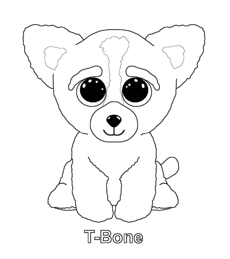 Beanie Boo Coloring Pages