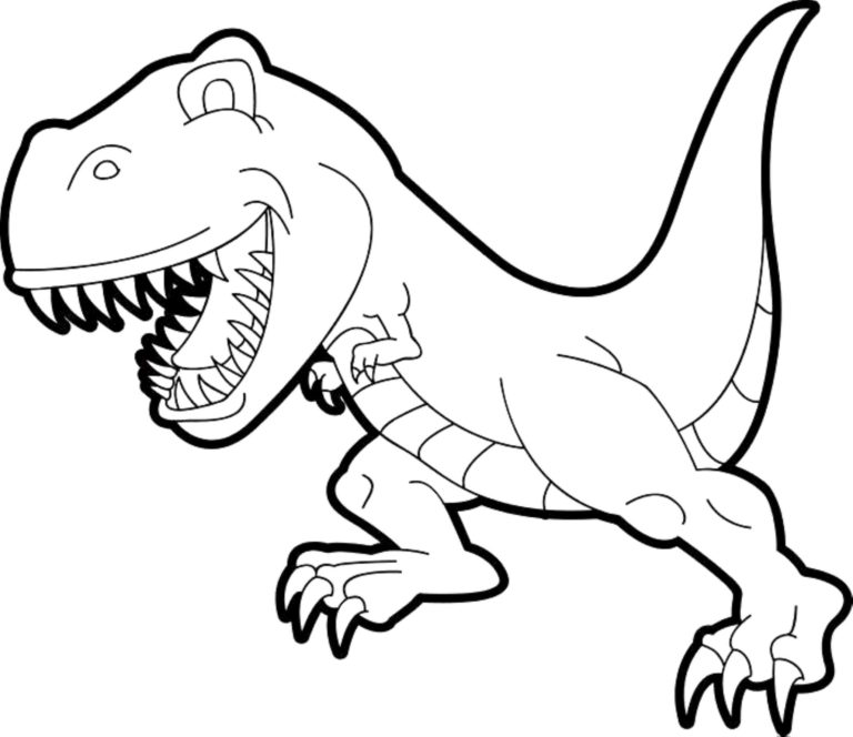 T Rex Coloring Page