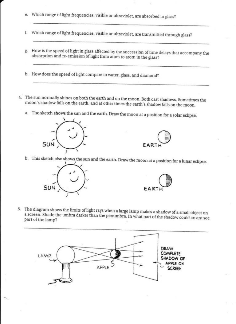 Physics Worksheet