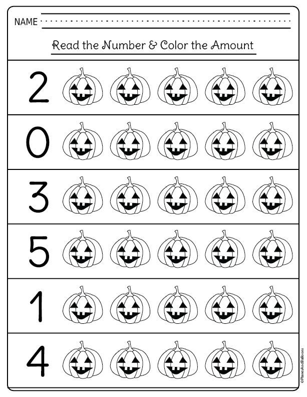 Halloween Worksheets Pdf