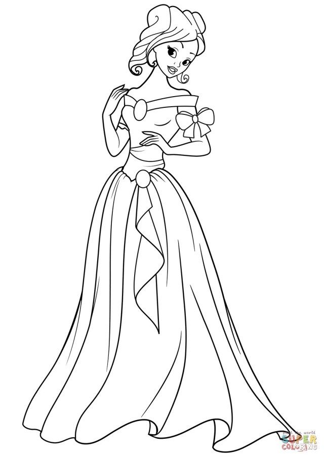 Free Princess Coloring Pages