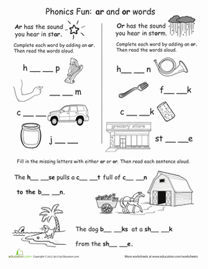 Phonics Worksheets 2nd Grade