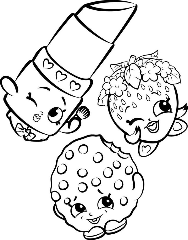 Shopkins Coloring