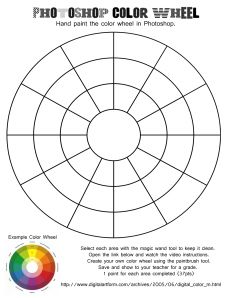 Color Wheel Worksheet