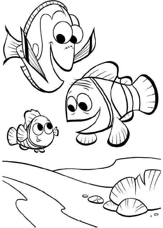 Nemo Coloring Pages