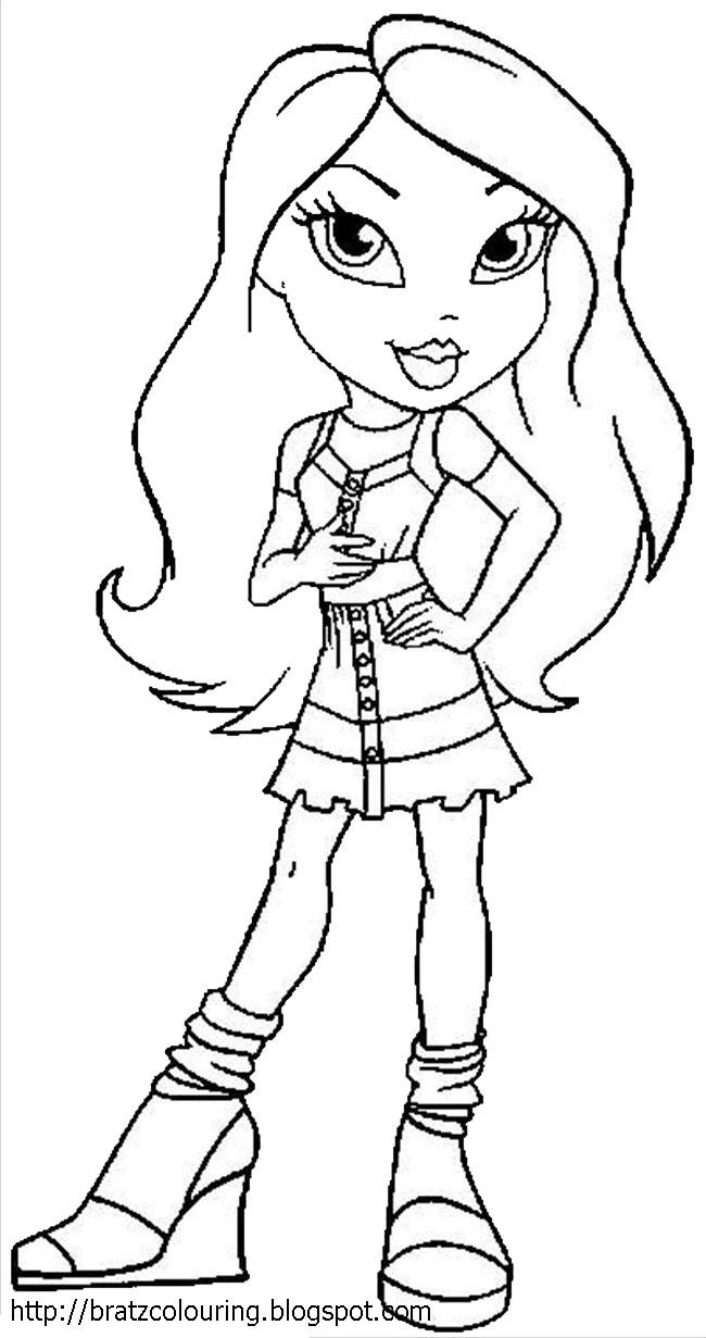 Bratz Coloring Pages