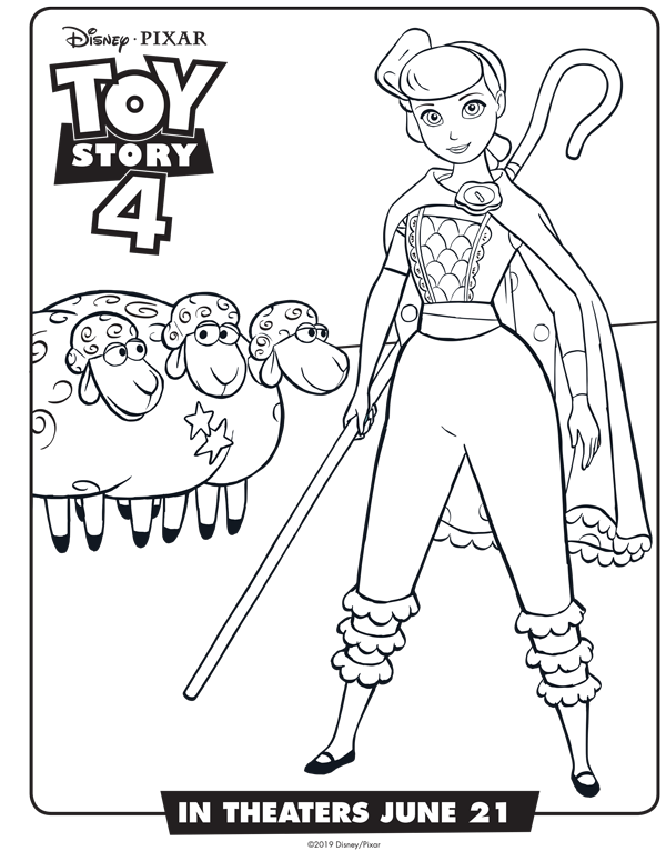 Toy Story 4 Coloring Pages