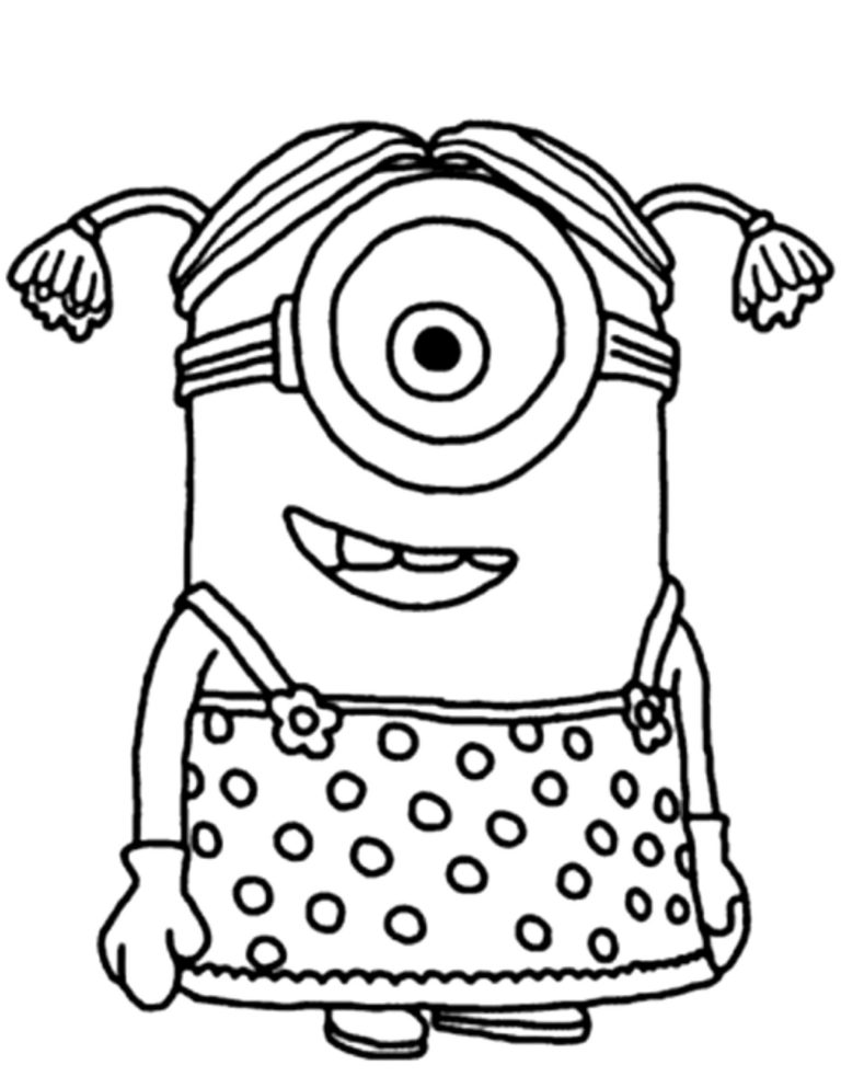 Minion Coloring Pages