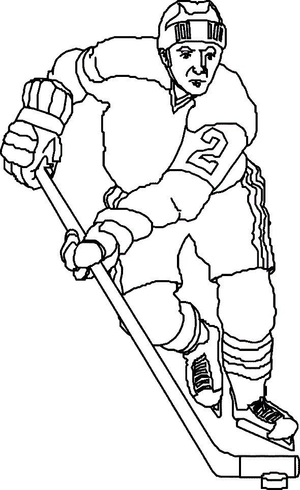 Hockey Coloring Pages