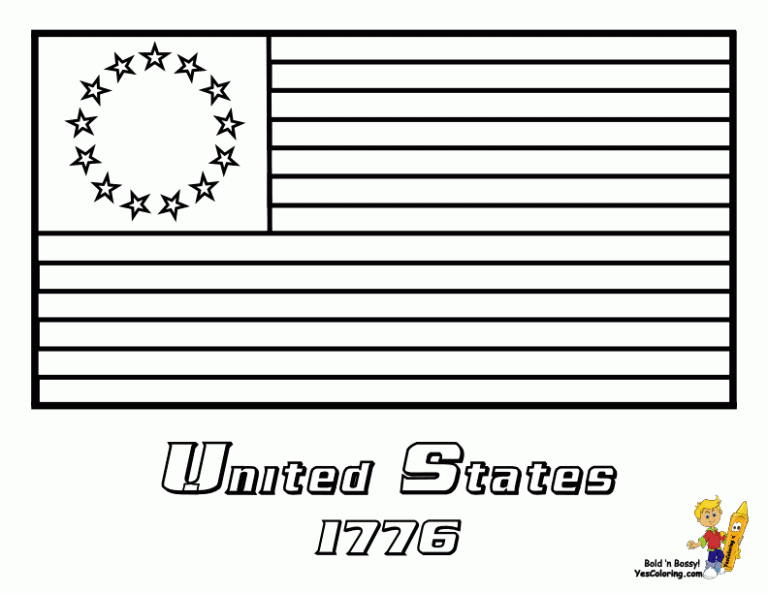 Flag Coloring Pages