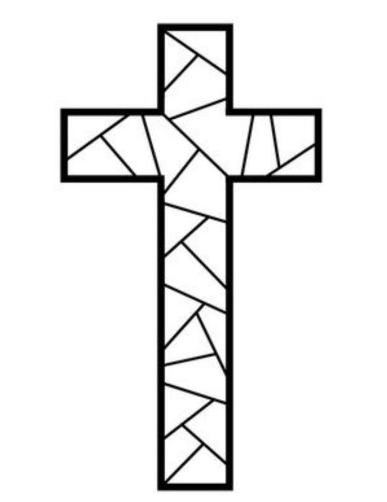 Cross Coloring Pages