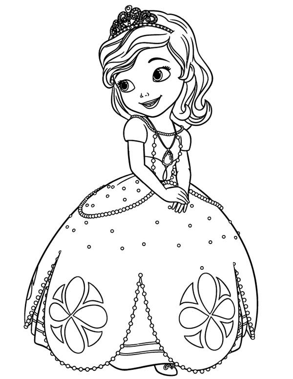 Princess Sofia Coloring Pages