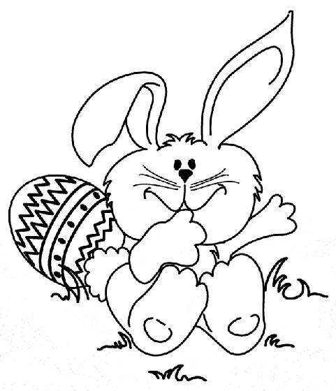 Easter Bunny Coloring Pages