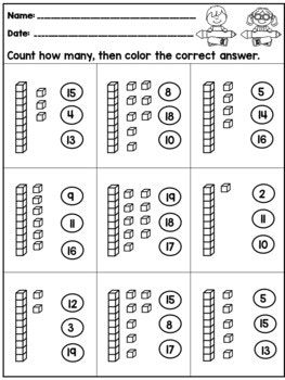 Tens And Ones Worksheets