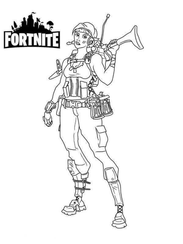 Fortnite Pictures To Colour