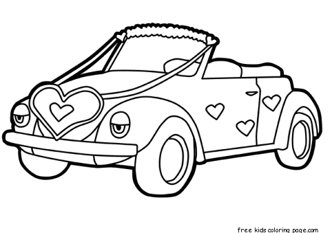 Car Coloring Sheets