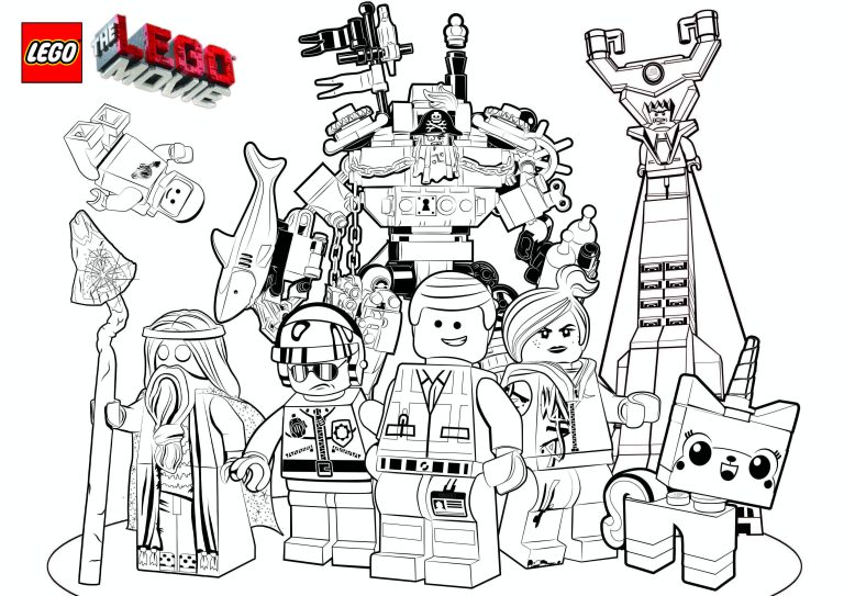 Lego Movie Coloring Pages