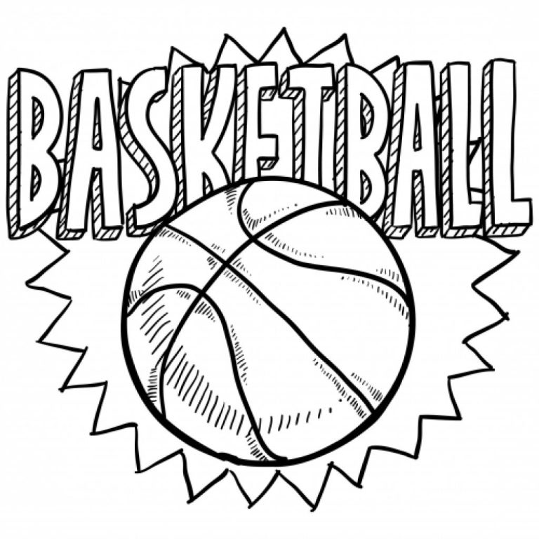 Basketball Coloring Pages