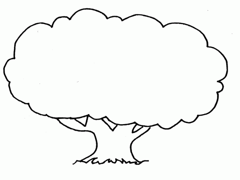 Tree Coloring Pages