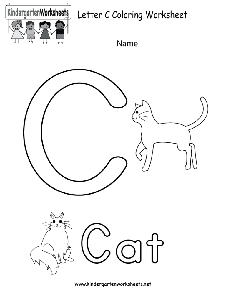 Letter C Worksheets For Toddlers