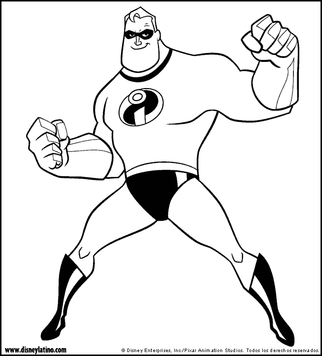 The Incredibles Coloring Pages